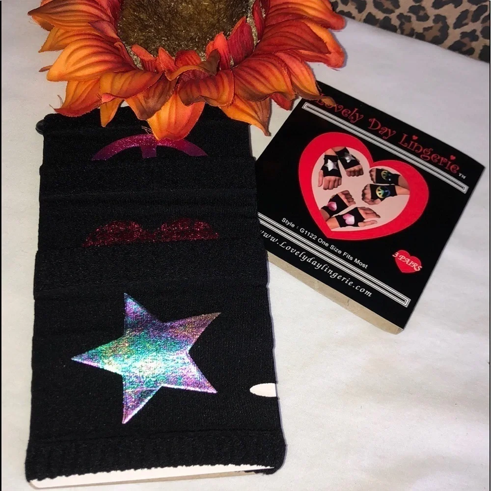 🌻5/$25🌻Lovely Day Lingerie Fingerless Gloves